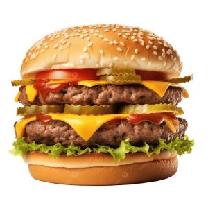 Double cheese burger