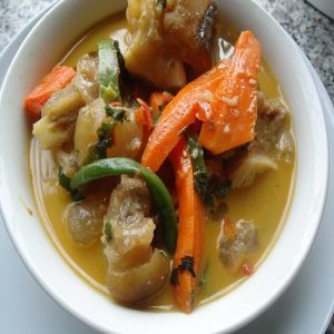 Soupe patte de bœuf